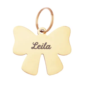 Lady Bow Pet ID Tag