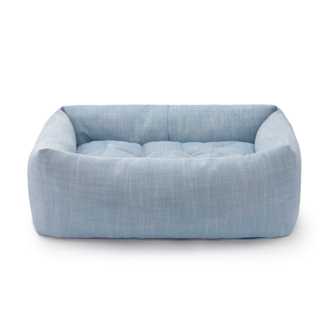 Bolster-Bed_Chambray-Blue_Front