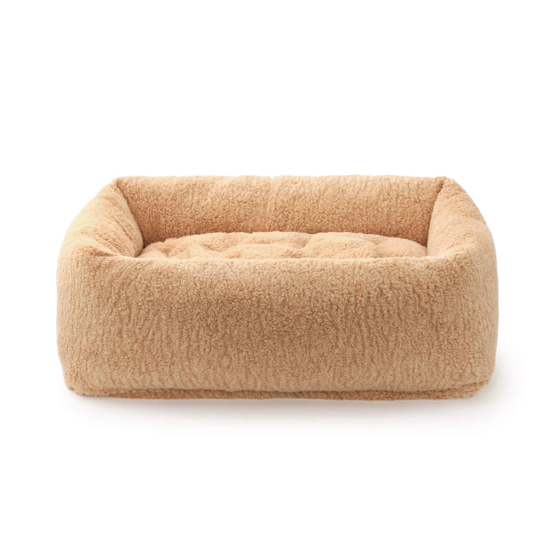 Bolster-Bed_Latte-Sherpa_Front