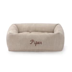 Mushroom Brown Bolster Dog Bed