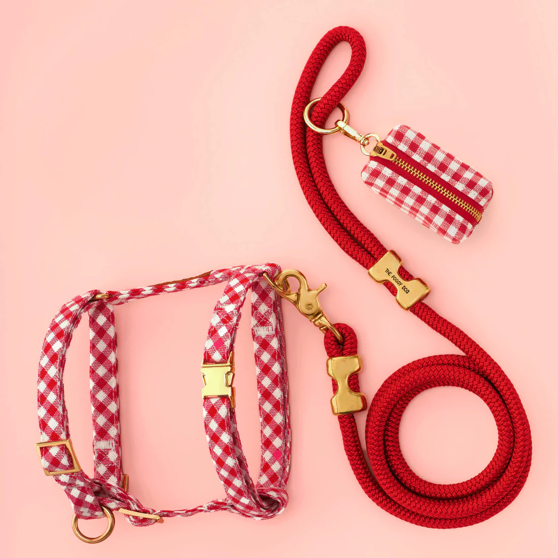 Core_Red-Gingham_Harness_Walkset-Color_RedGinghamBag